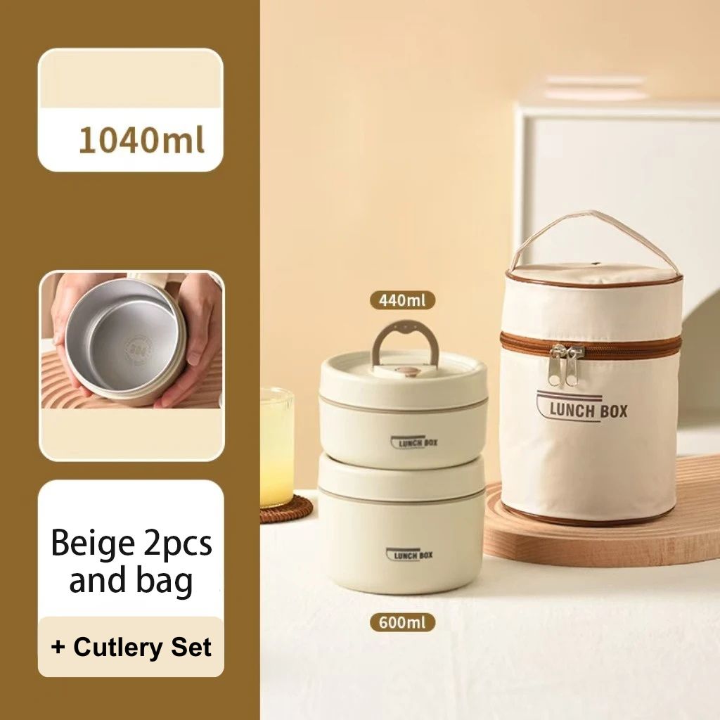 Portable Stainless Steel Lunch Box