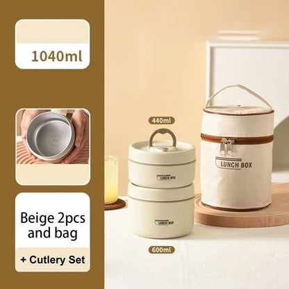 Portable Stainless Steel Lunch Box