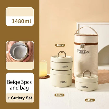 Portable Stainless Steel Lunch Box
