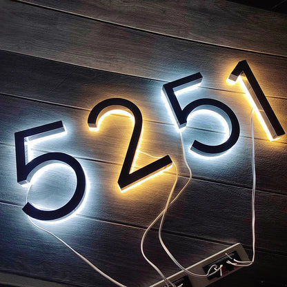 LED House Number Sign