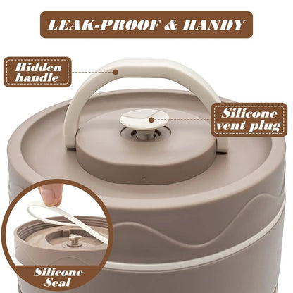 Portable Stainless Steel Lunch Box