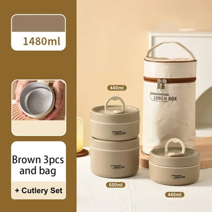 Portable Stainless Steel Lunch Box