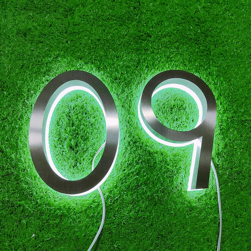 LED House Number Sign