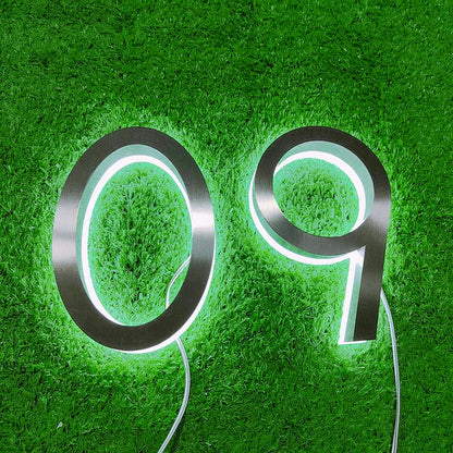 LED House Number Sign
