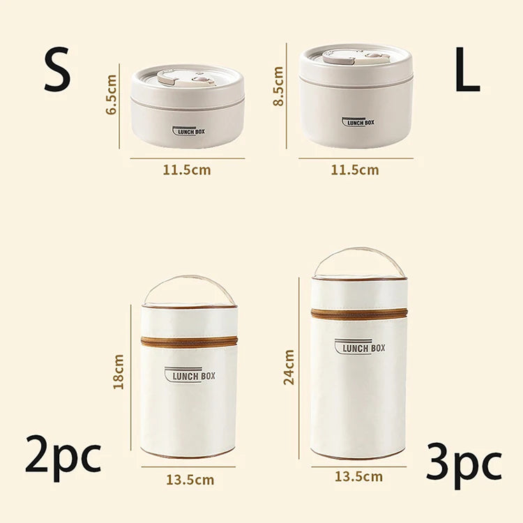Portable Stainless Steel Lunch Box