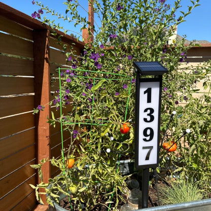 Solar LED House Number Light