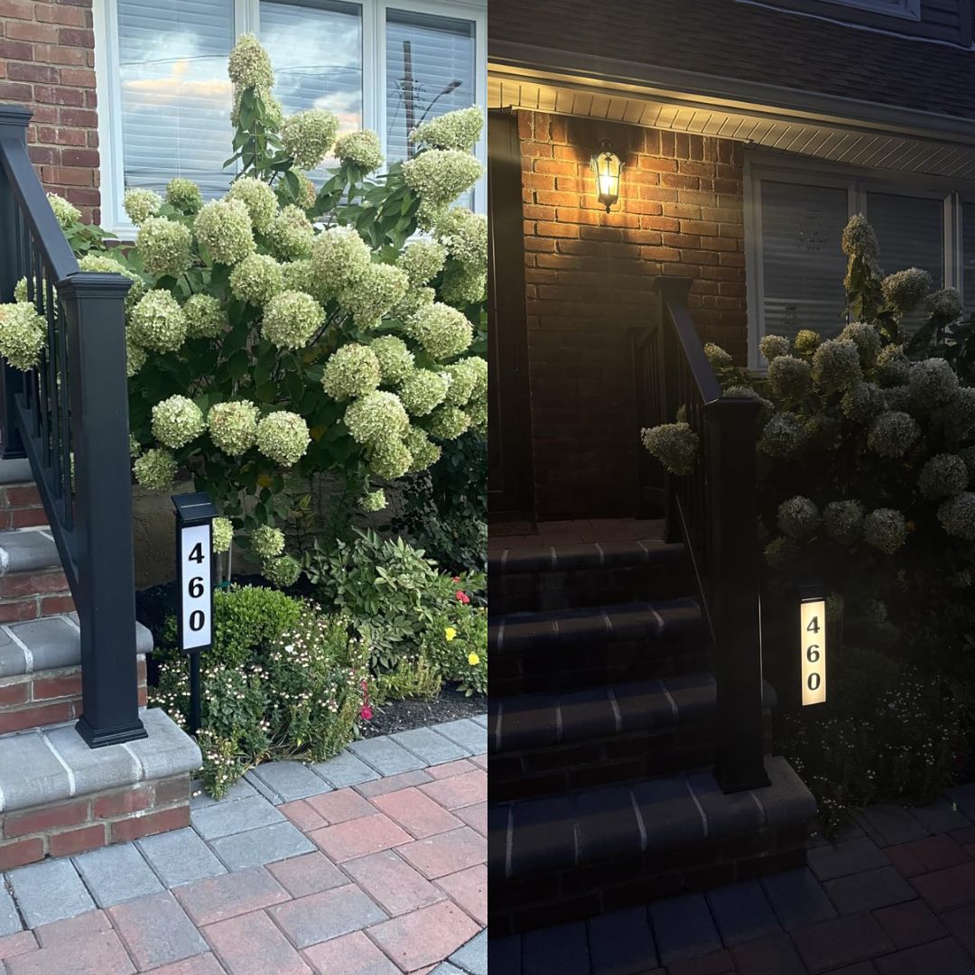 Solar LED House Number Light