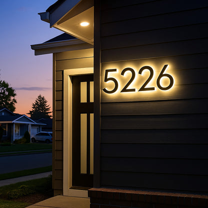 LED House Number Sign