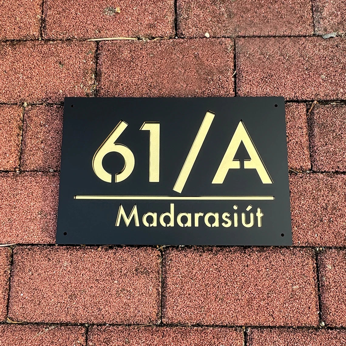 Personalised 3D House Number Plaque