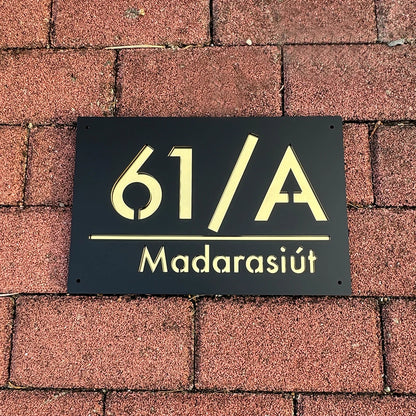 Personalised 3D House Number Plaque