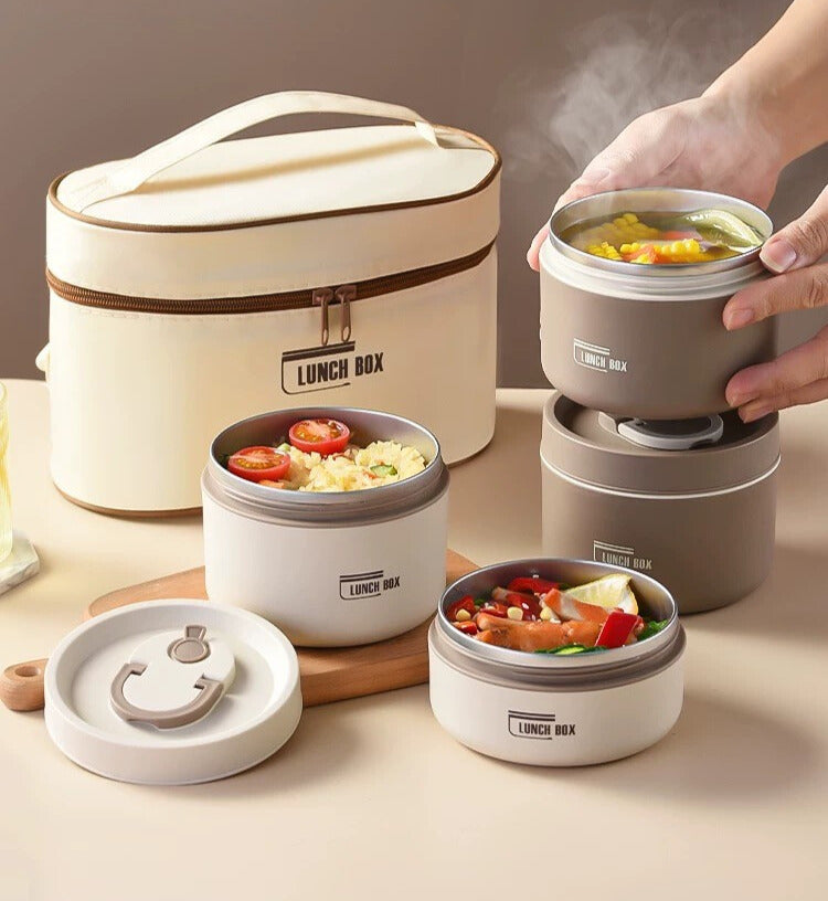 Portable Stainless Steel Lunch Box