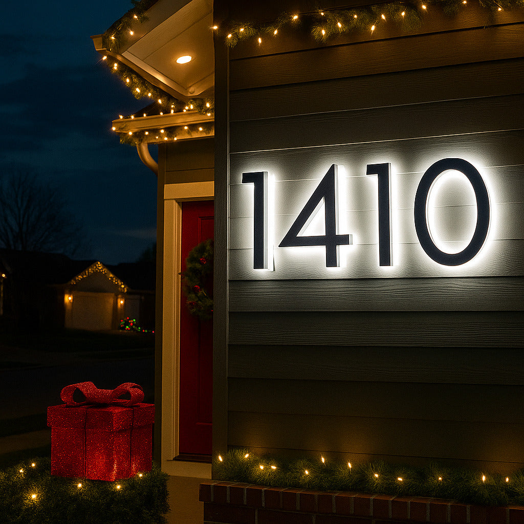 LED House Number Sign