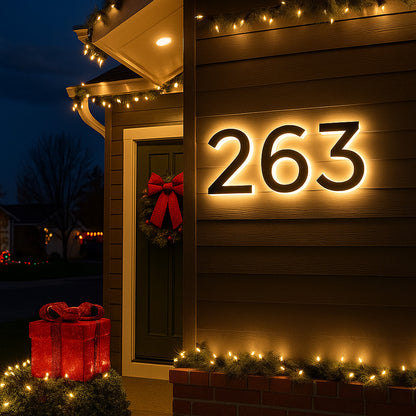 LED House Number Sign