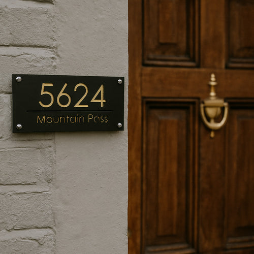 Personalised 3D House Number Plaque