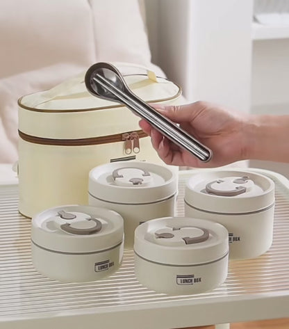 Portable Stainless Steel Lunch Box