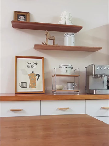 Cat-Shaped Solid Wood Paper Towel Holder