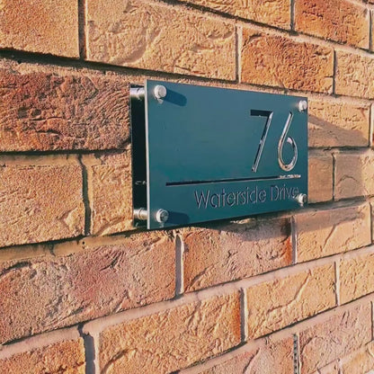 Personalised 3D House Number Plaque